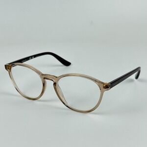 Vogue VO 5372 2826 Unisex Eyeglasses Frame Black & Clear Full Rim 51-18-140 mm